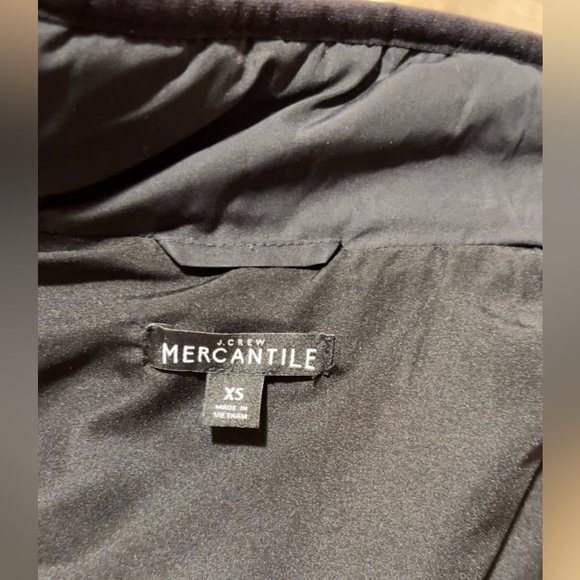 J Crew | Women's Quilted Black Vest/Layered Cover Up Top Outerwear Size XSmall - Picture 7 of 10